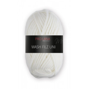 Wash-Filz Uni Blanco